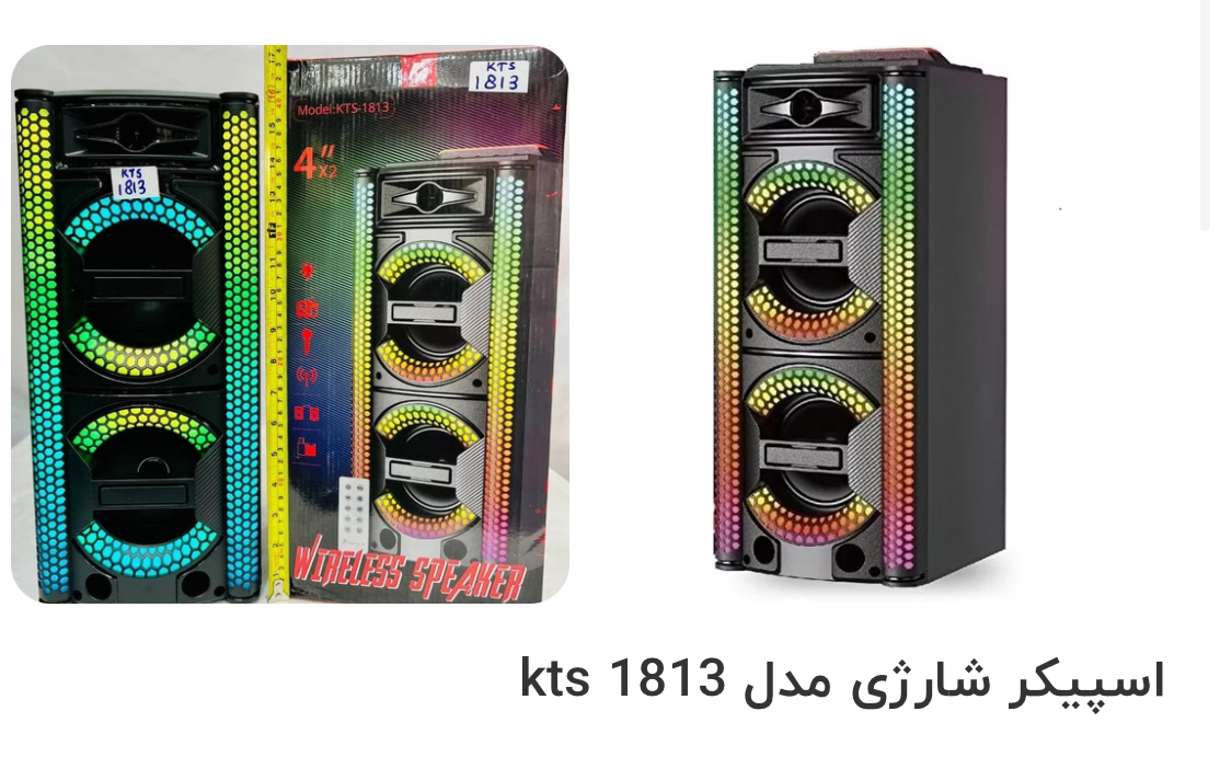 اسپیکر پارتی باکس مدل KTS-1813